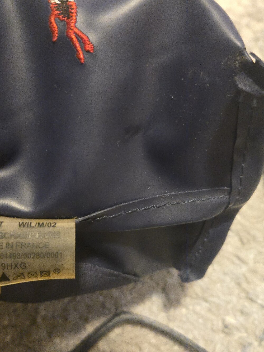 Longchamp Le Pliage Très Paris Limited Edition Mini Crossbody Bag Navy Blue - Picture 10 of 11